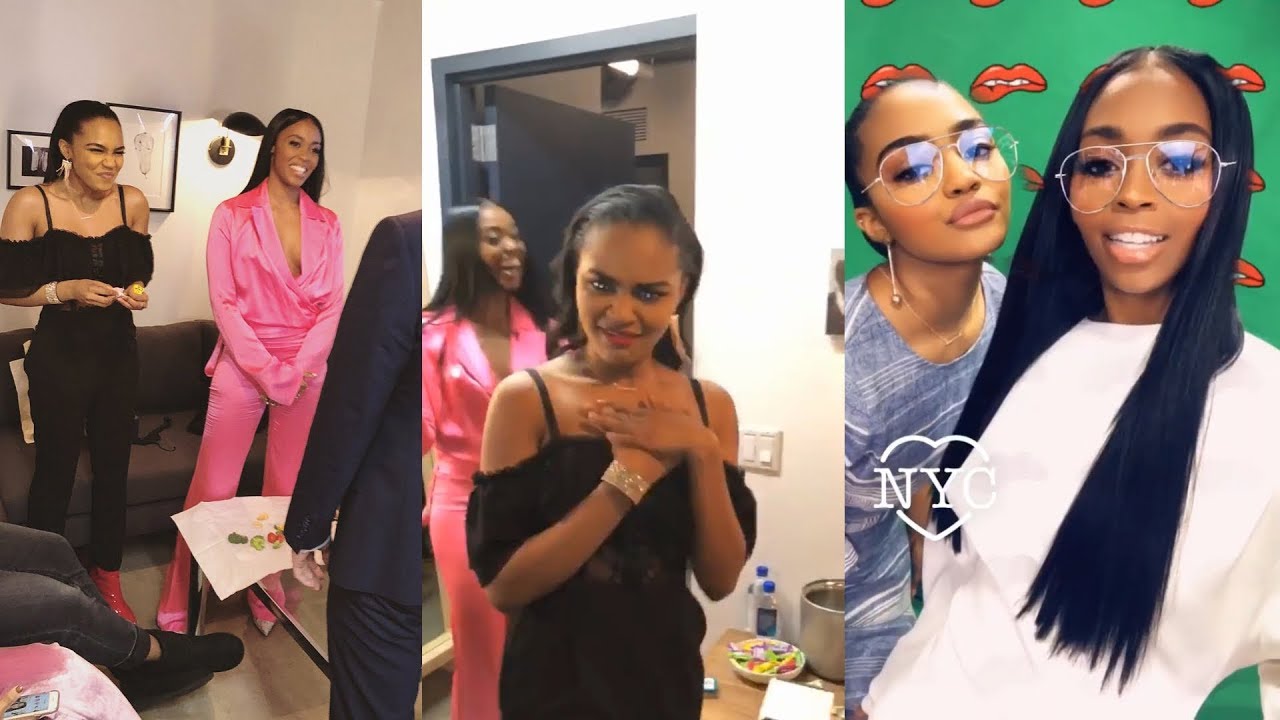 China Anne McClain | Snapchat Story | 5 February 2018 w/ Nafessa Williams