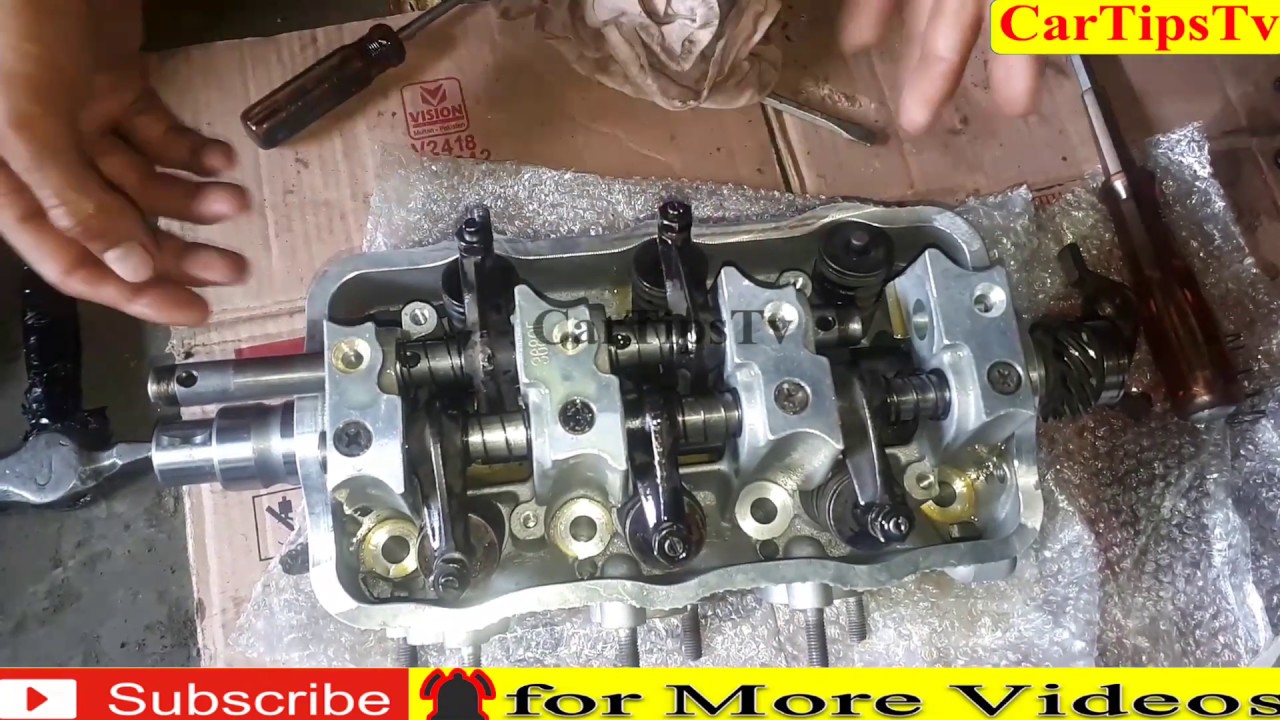 Cylinder Head New Valve Fittings Urdu in Hindi