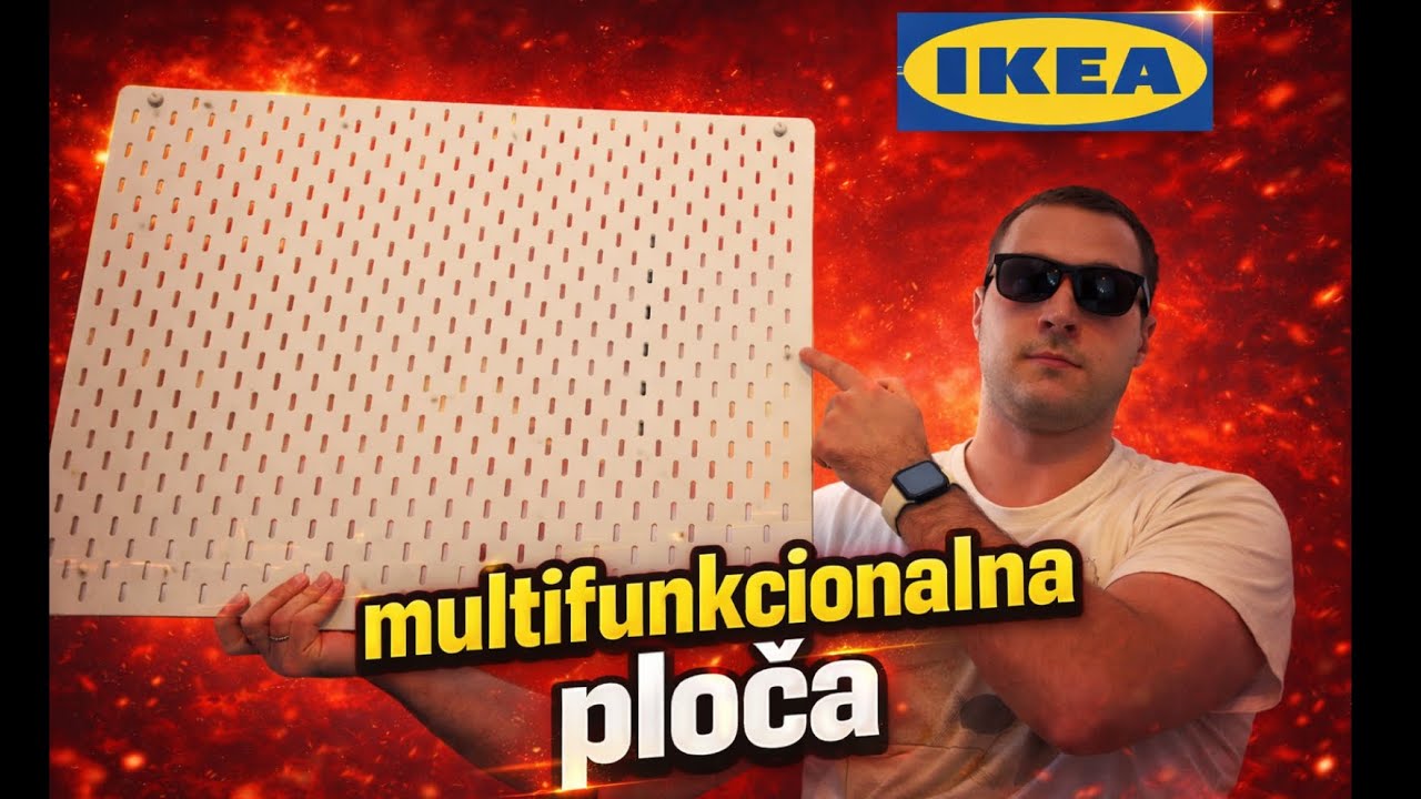 MONTAŽA IKEA MULTIFUNKCIONALNE PLOČE – Lakše nego što misliš!(skadis)