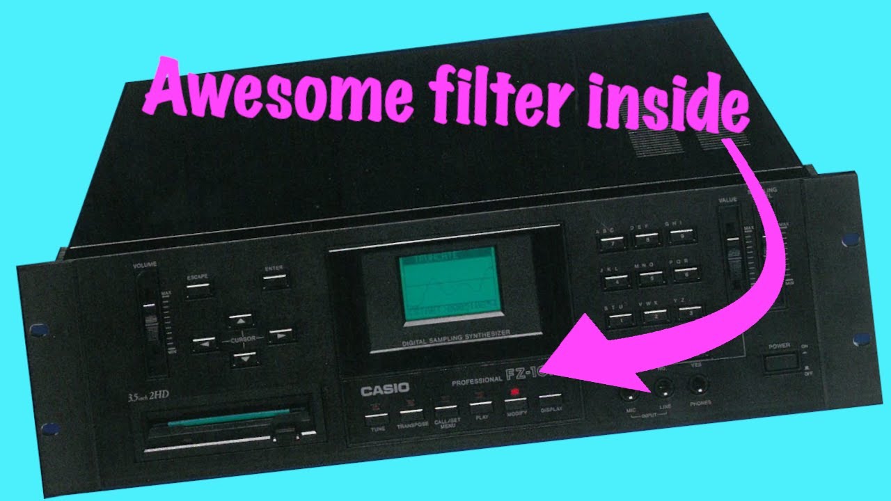 Casio FZ-10M: a vintage sampler with an awesome filter