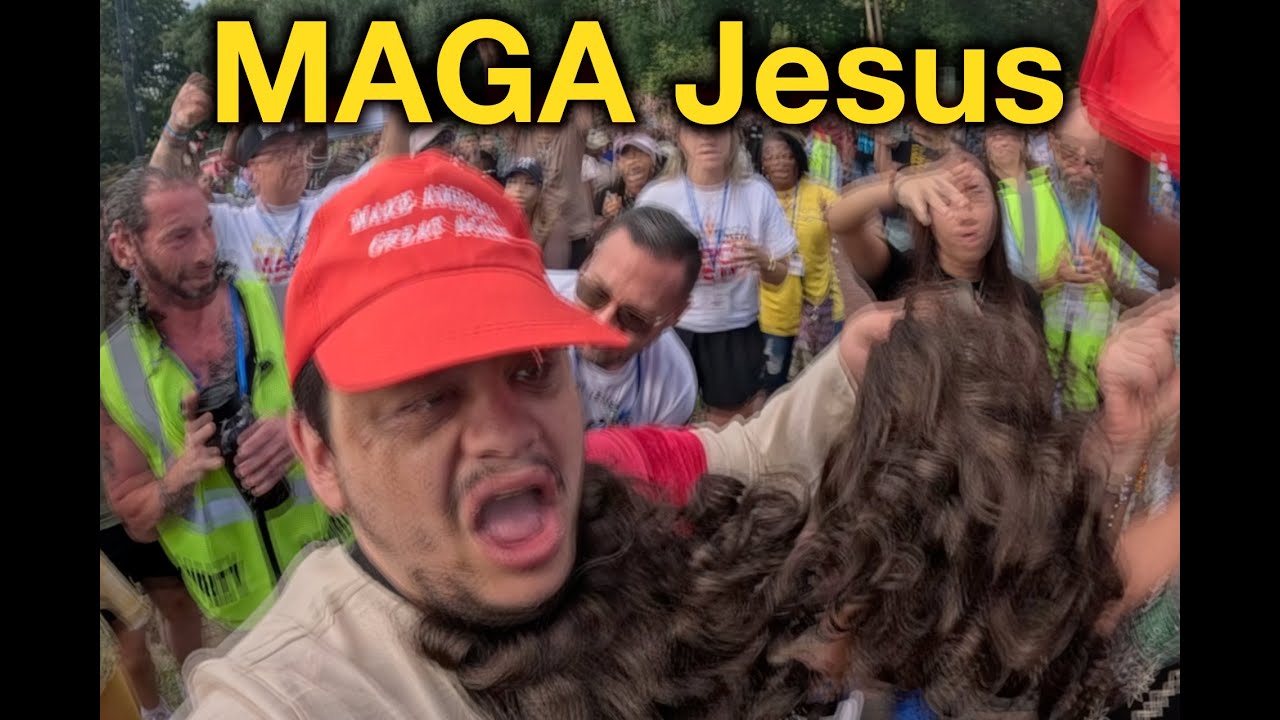 MAGA Jesus Goes To a March For Jesus