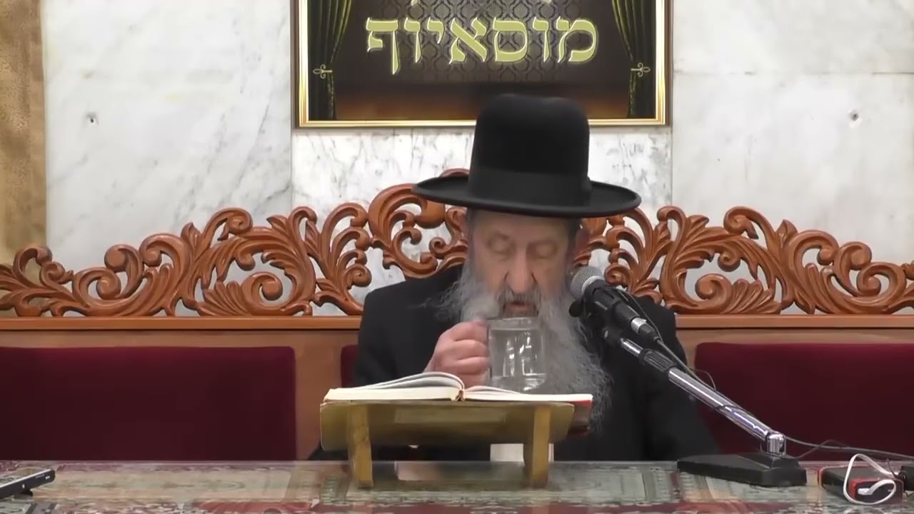 הרב בן ציון מוצפי • פרשת וישב כסלו תש