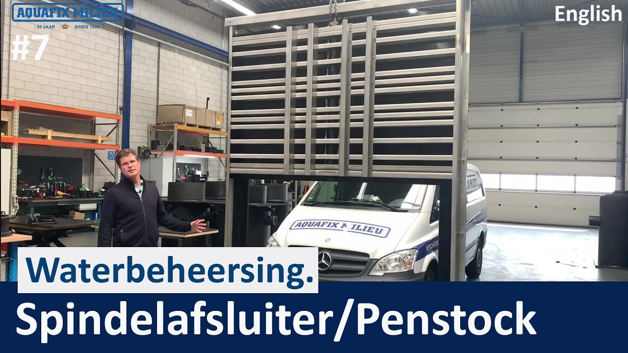 Spindelafsluiters - Penstock - Waterbeheersing Aquafix