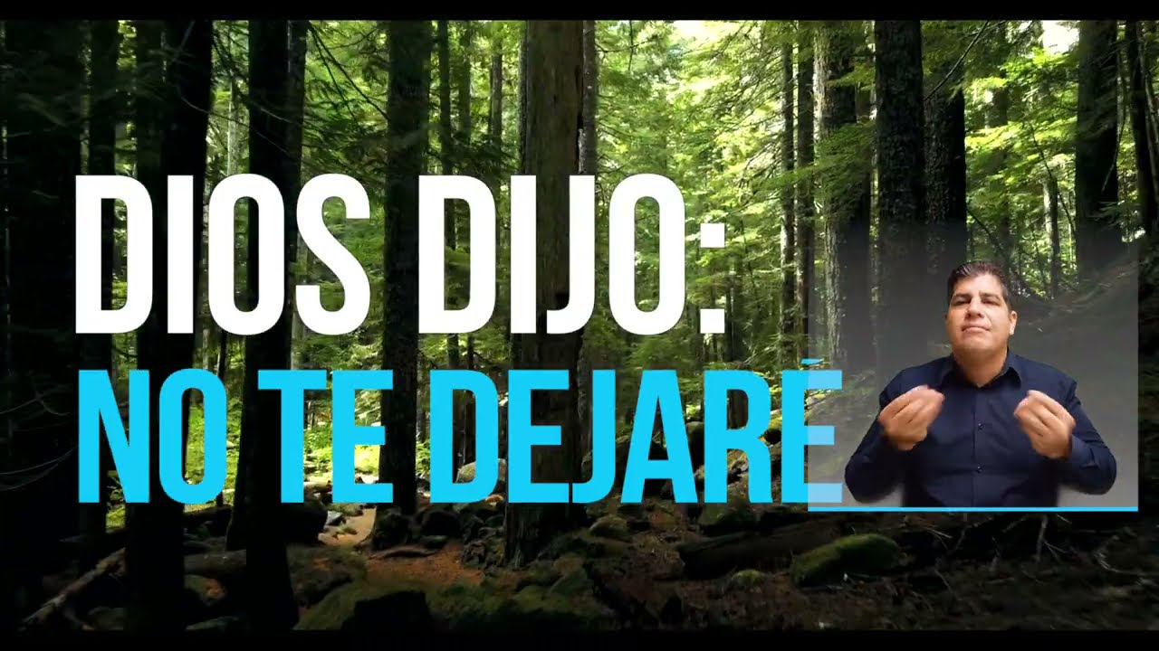 Devocionales Justo a Tiempo | DIOS DIJO: NO TE DEJARÉ - Pastor Elias Hoyos