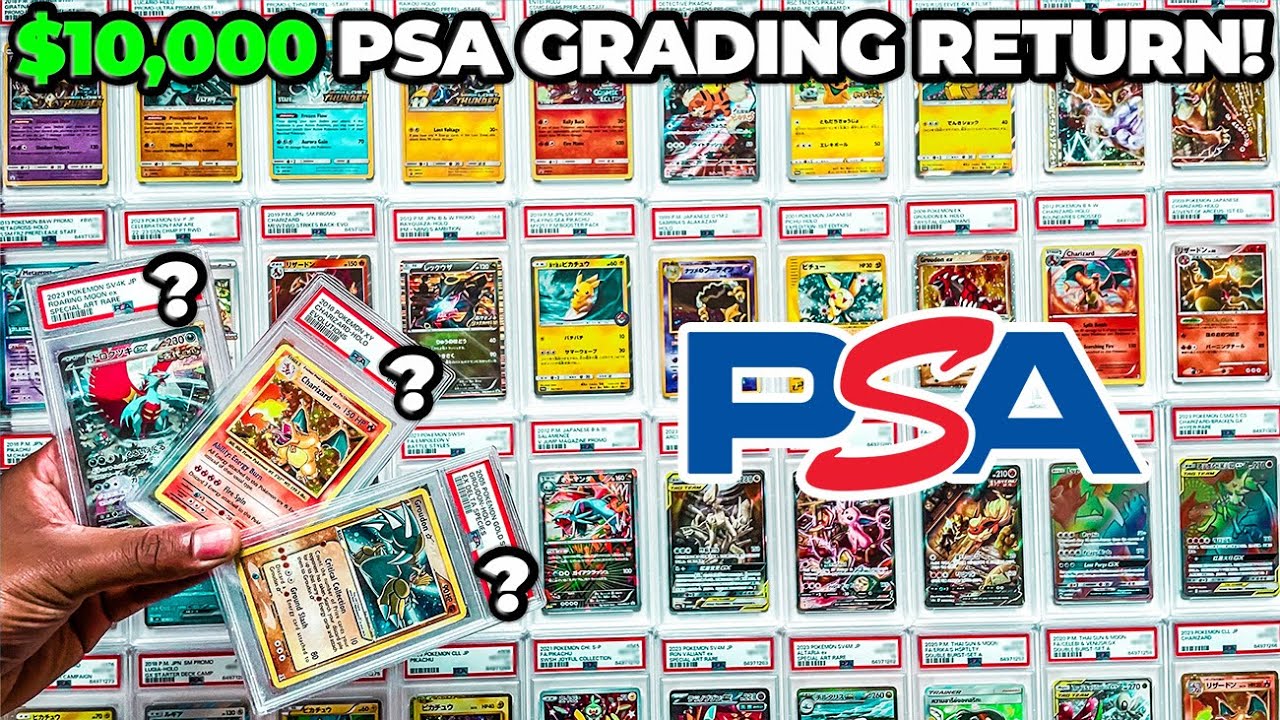Grading $10,000 Worth Of Pokemon Cards With PSA!