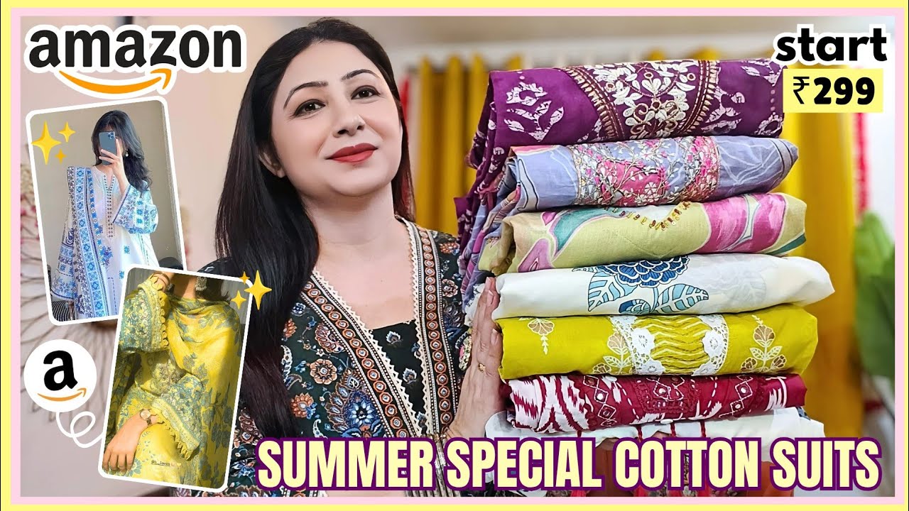 Huge 8 Amazon Kurti/Kurta Set Haul |New Pastel✨Color Cotton Suit ,Officewear,Co-ord set |Amazon Haul