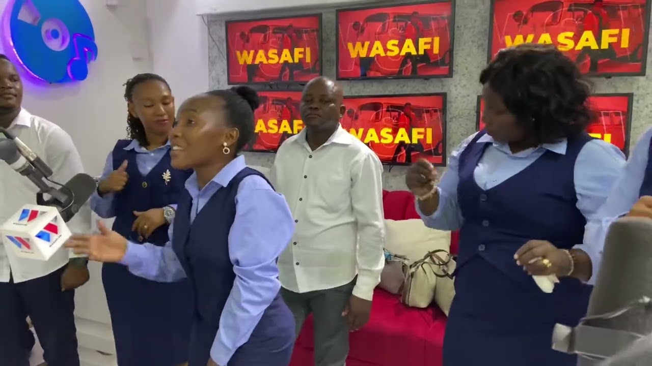 Ufunuo Choir Perform Usisahau At Wasafi Media (Accapella Version)