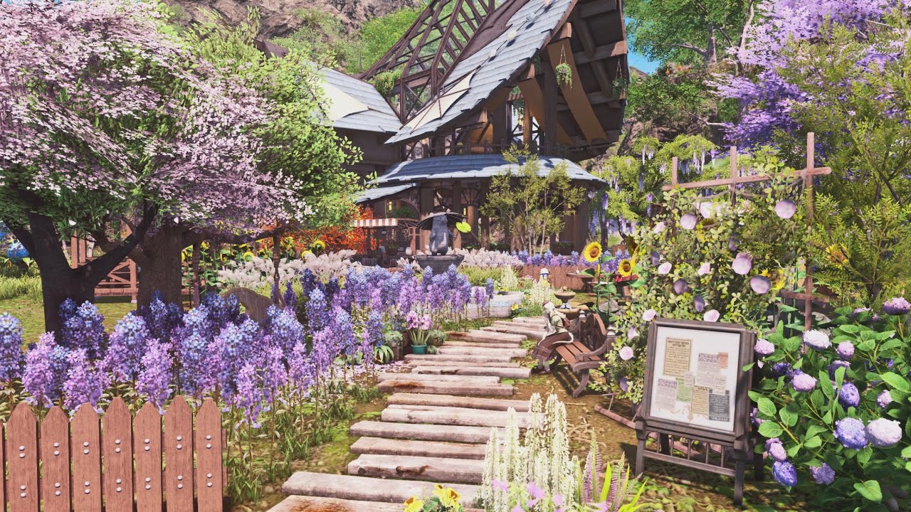 【Island】FFXIV Housing 23.05 |Florist’s Island 花匠の岛