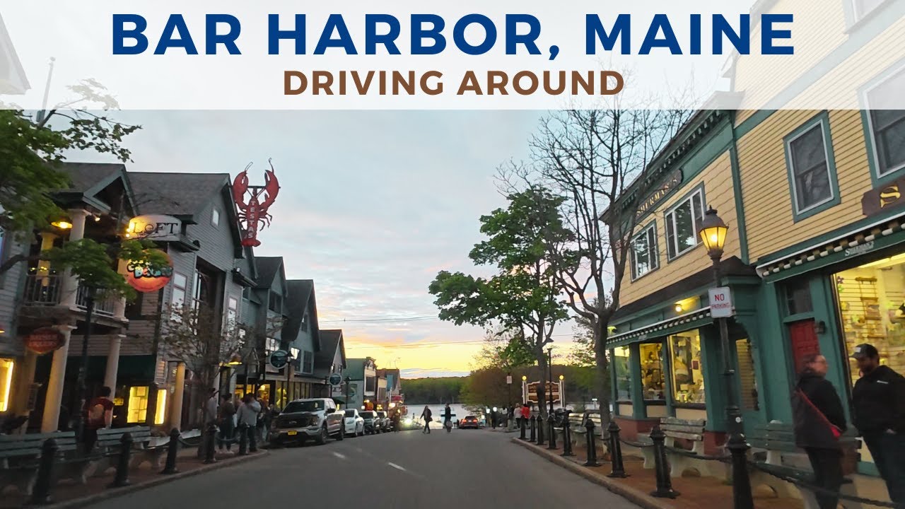 Driving Around Bar Harbor, Maine