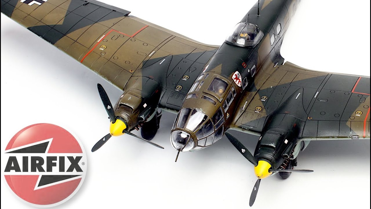 Airfix 1/72 Heinkel He111 P-2 Full Build