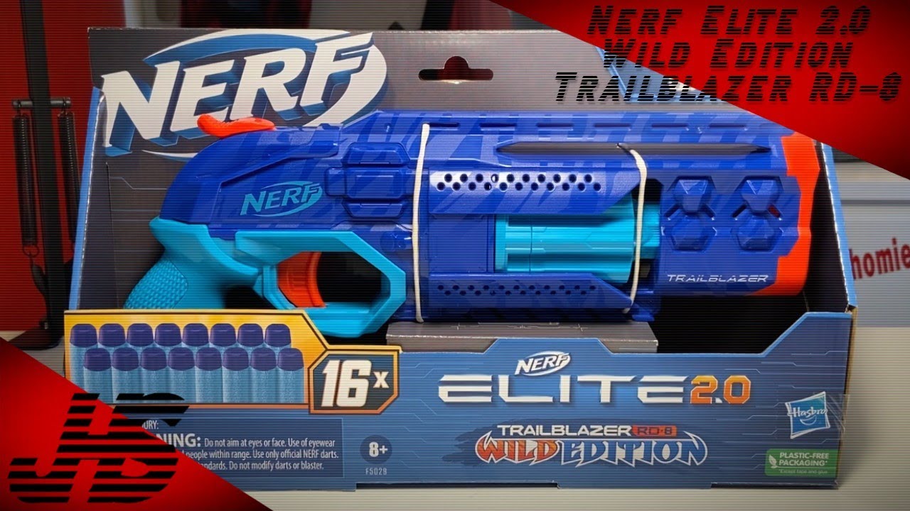[Review] Nerf-Elite 2.0 “Wild Edition” Trailblazer RD-8 (A better Hammershot?)