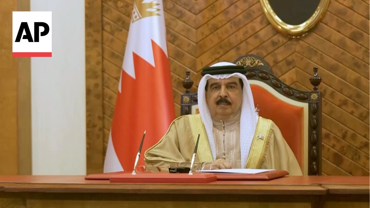 Bahrain’s king condemns 'unprecedented' and 'unjustifiable' Iranian attacks on Gulf States