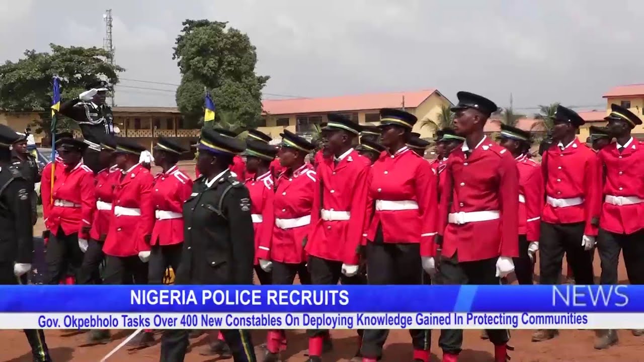 Gov. Okpebholo Tasks Over 400 New Constables On Deploying Knowledge Gained In Protecting Communities