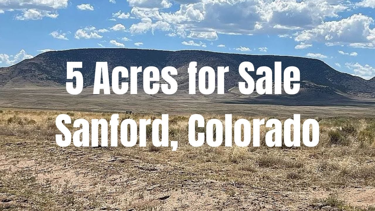 5 Acres for Sale in Sanford, Colorado! Owner Financing Available!