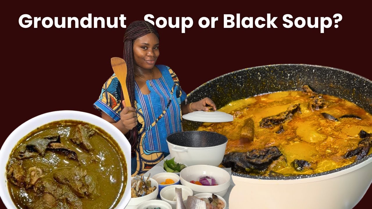 Sharing my family recipes | ULTIMATE Groundnut soup recipe | Benin Black soup