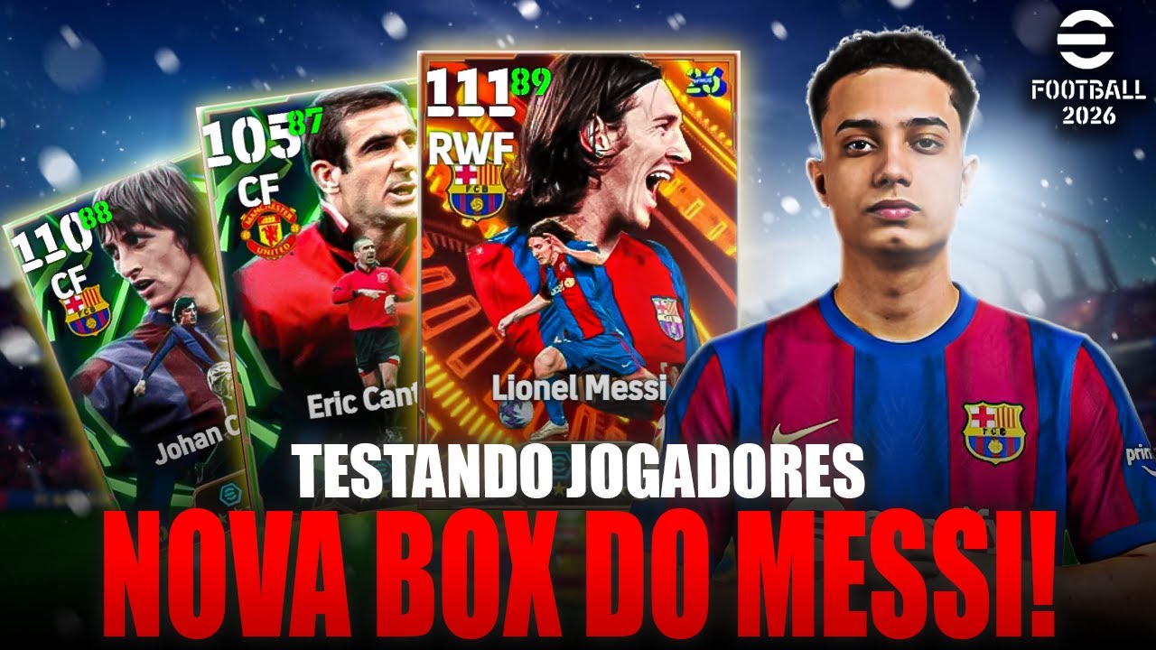 ENCONTREI A FICHA E POSIÇÃO PERFEITA PARA O MESSI BIG TIME no Efootball 2026