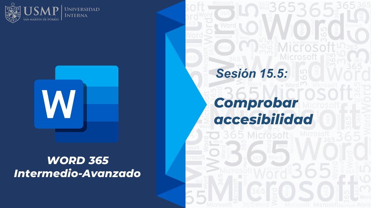 Word 365 (I): Sesión 15.5 - Comprobar accesibilidad