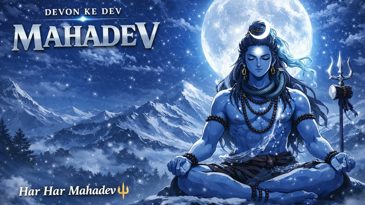 Devon Ke Dev Mahadev 🌕 | Full Moon Night Shiv Bhajan | Har Har Mahadev |Mahadev Song 2026