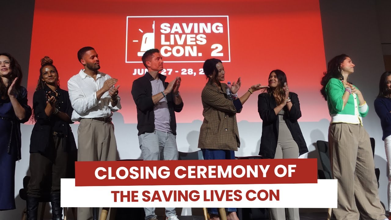 Closing ceremony of the Saving Lives Convention with the casts of The Rookie, Greys Anatomy &Chicago
