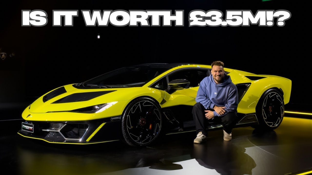 ПЕРВЫЙ ВЗГЛЯД НА 1065-СИЛЬНУЮ LAMBORGHINI FENOMENO | ЗАПУСК В ВЕЛИКОБРИТАНИИ