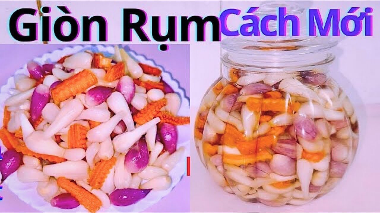 Bí Quyết Làm Dưa Món Củ Kiệu Chua Ngọt Giòn Rụm Để Được Lâu ||  Hương Vị Miền Đông 350