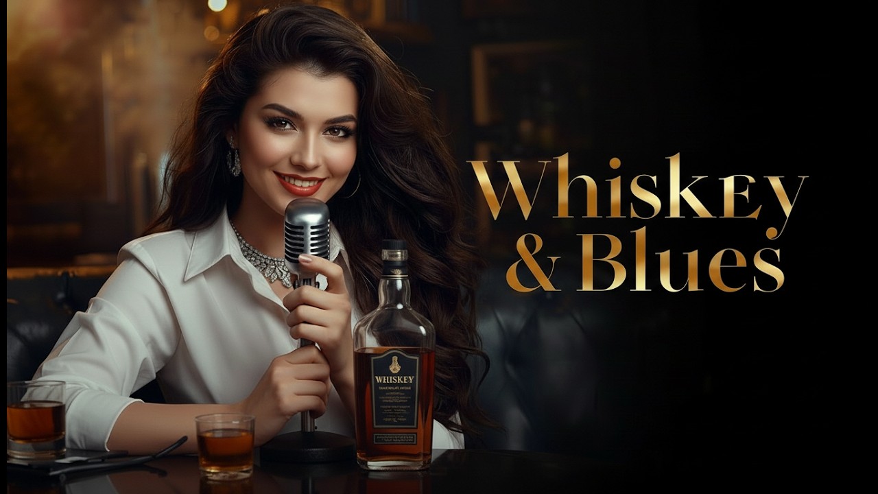 Whiskey Blues Mix 🥃 Elegant Tunes for a Moody Evening Vibe | Chill Blues Bar Music