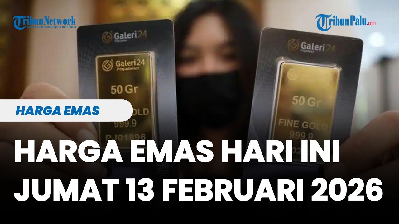Harga Emas Hari Ini Jumat 13 Februari 2026, Emas Antam Turun Rp43 Ribu, Kini Rp2,904,000 Per Gram