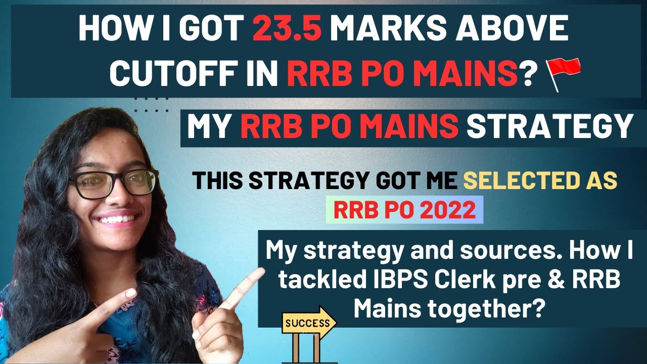RRB PO MAINS 2023 ULTIMATE STRATEGY | This strategy got me selected as RRB PO 2022 #rrbpo #ibps #rrb