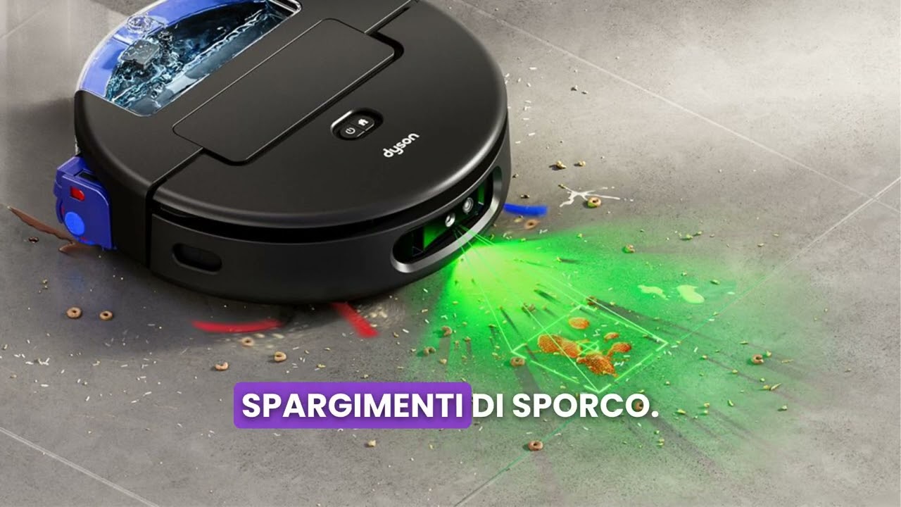Robot aspirapolvere Dyson Spot+Scrub™ Ai #dyson #perte