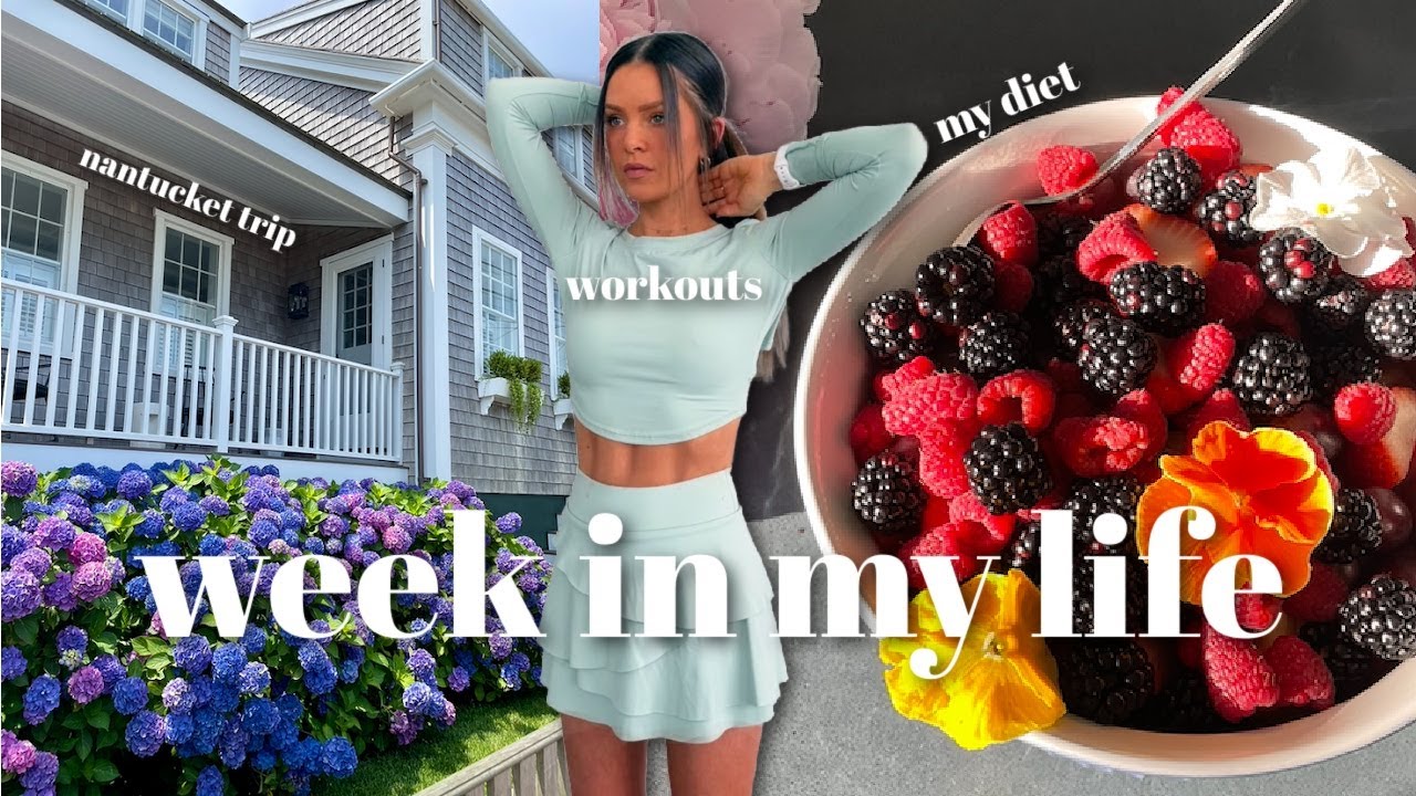 VLOG: like we're on facetime: what i'm eating, workouts, parents' healthy recipe, nantucket trip