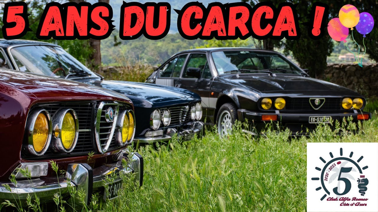 CLUB ALFA ROMEO COTE D'AZUR - L'ANNIVERSAIRE DES 5 ANS !