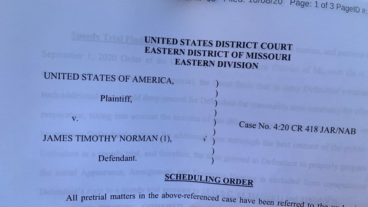 Tim Norman’s Court Appearance Delayed Again | Public Defender Withdraws | Private Counsel Obtained