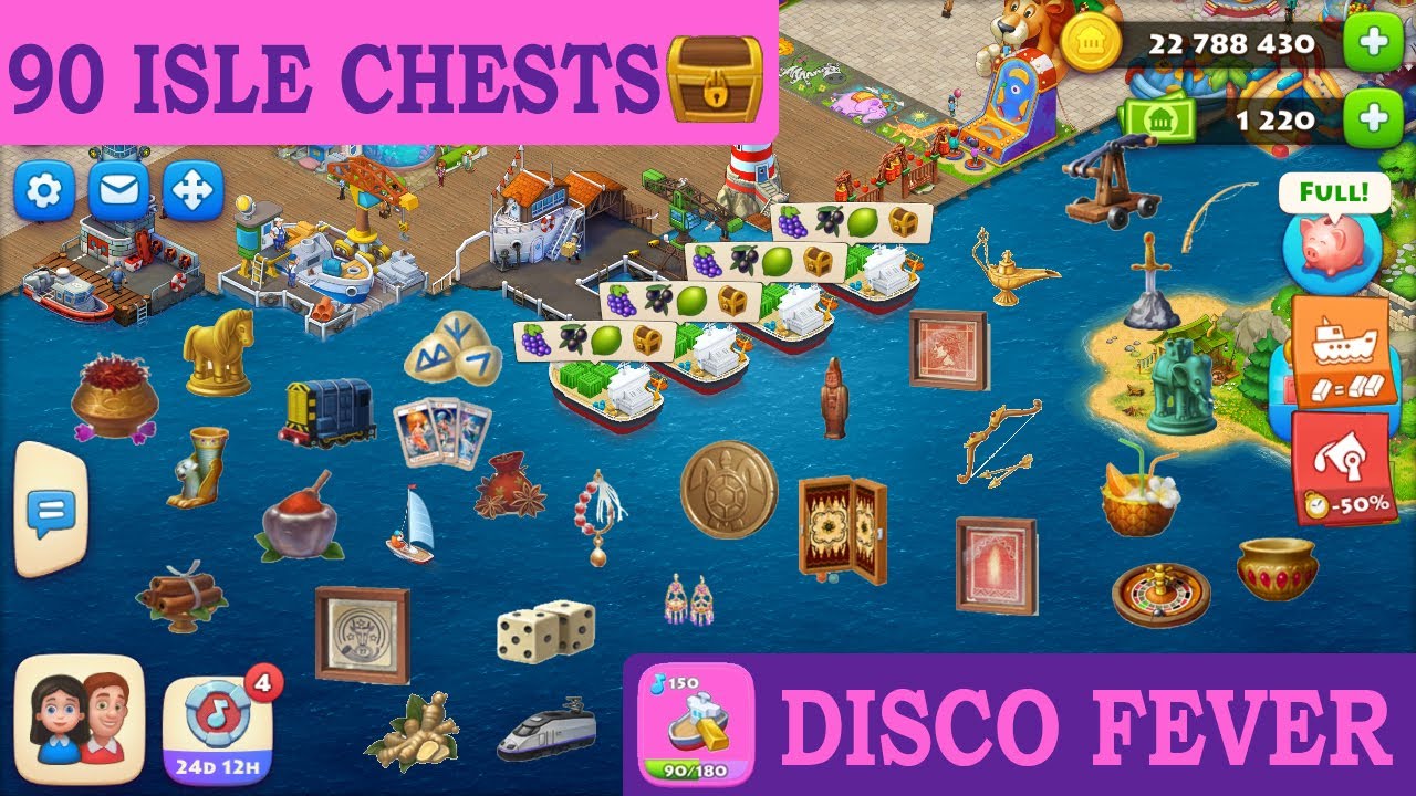 TOWNSHIP - Send Ships using Ingots Task