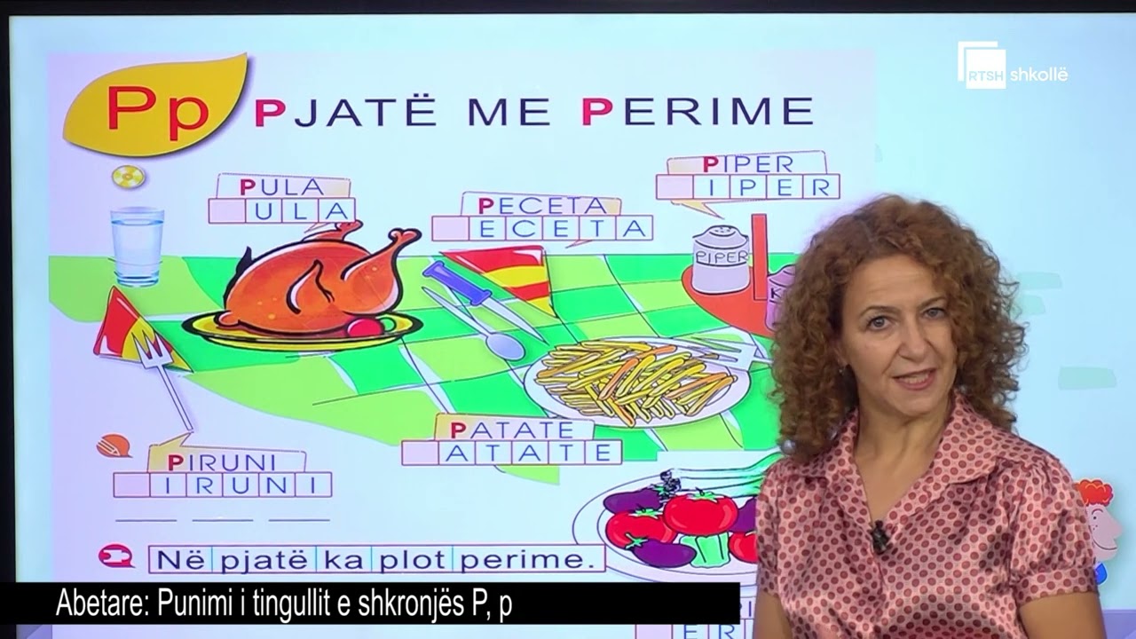 Punimi i tingullit e shkronjës P, p| Abetare 1