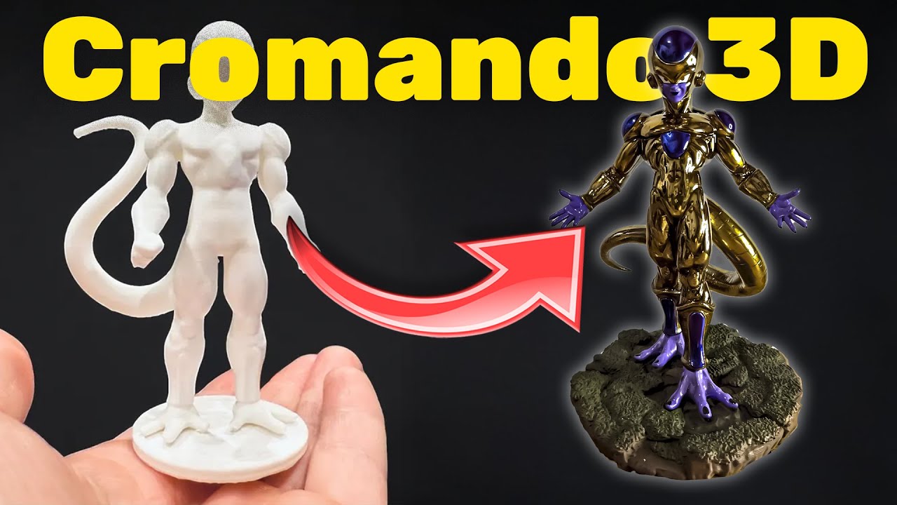 Tecnica para CROMAR tus IMPRESIONES 3D