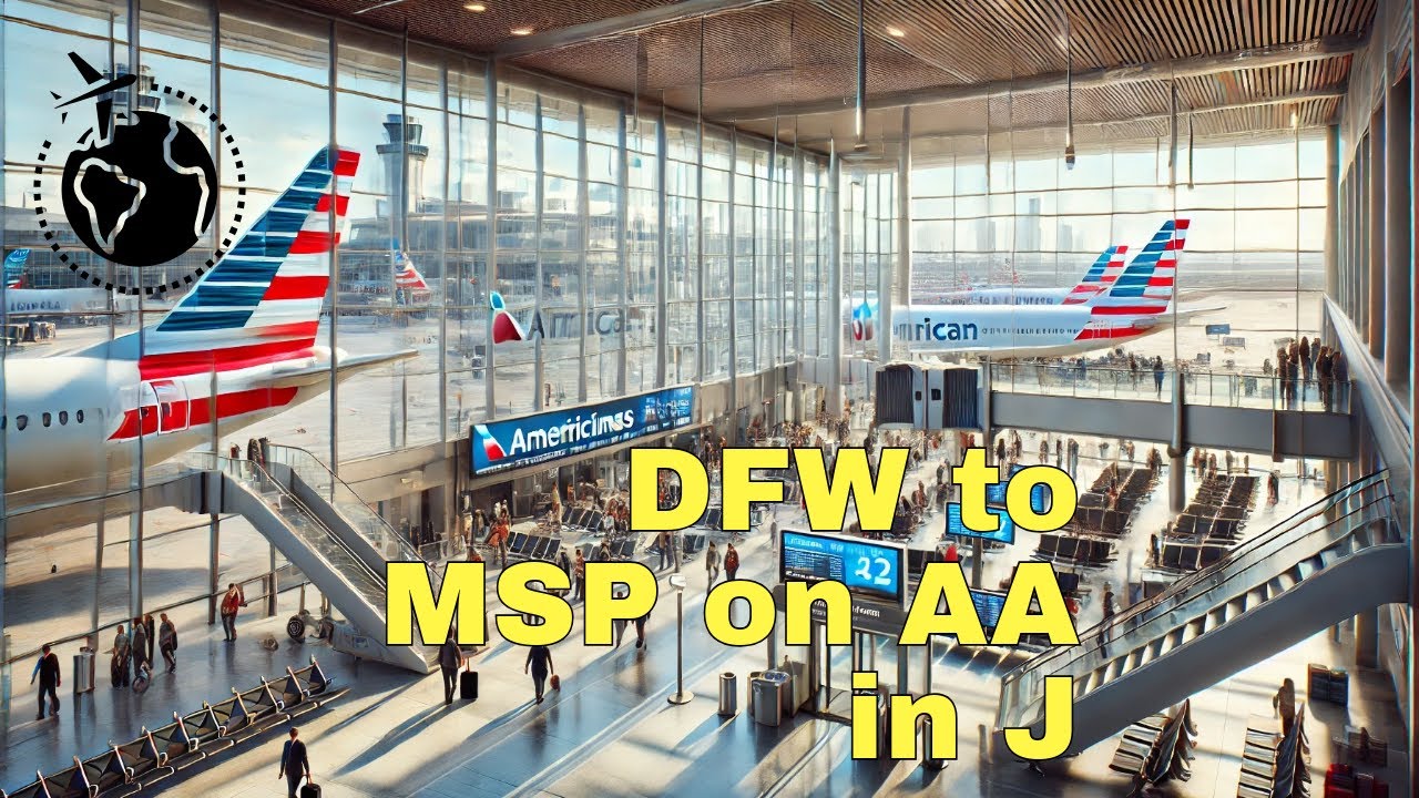 AA and Delta First Class (DFW-MSP Part 1)