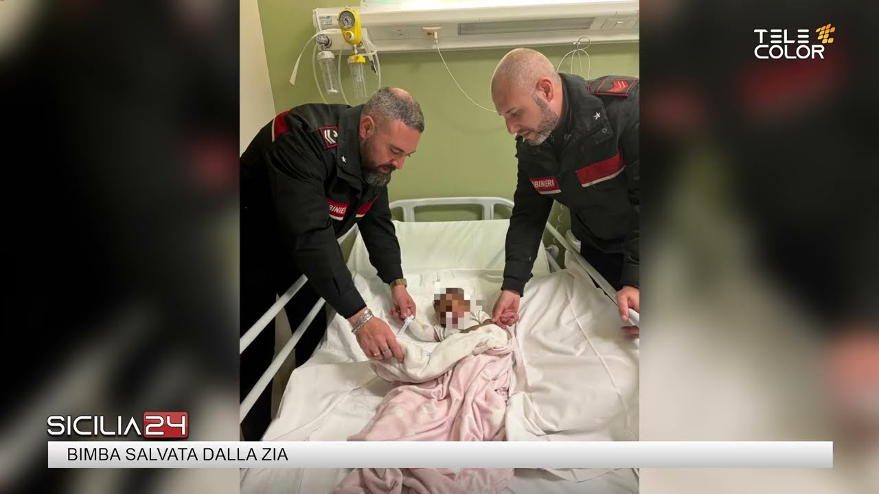 Catania, neonata salvata dalla zia