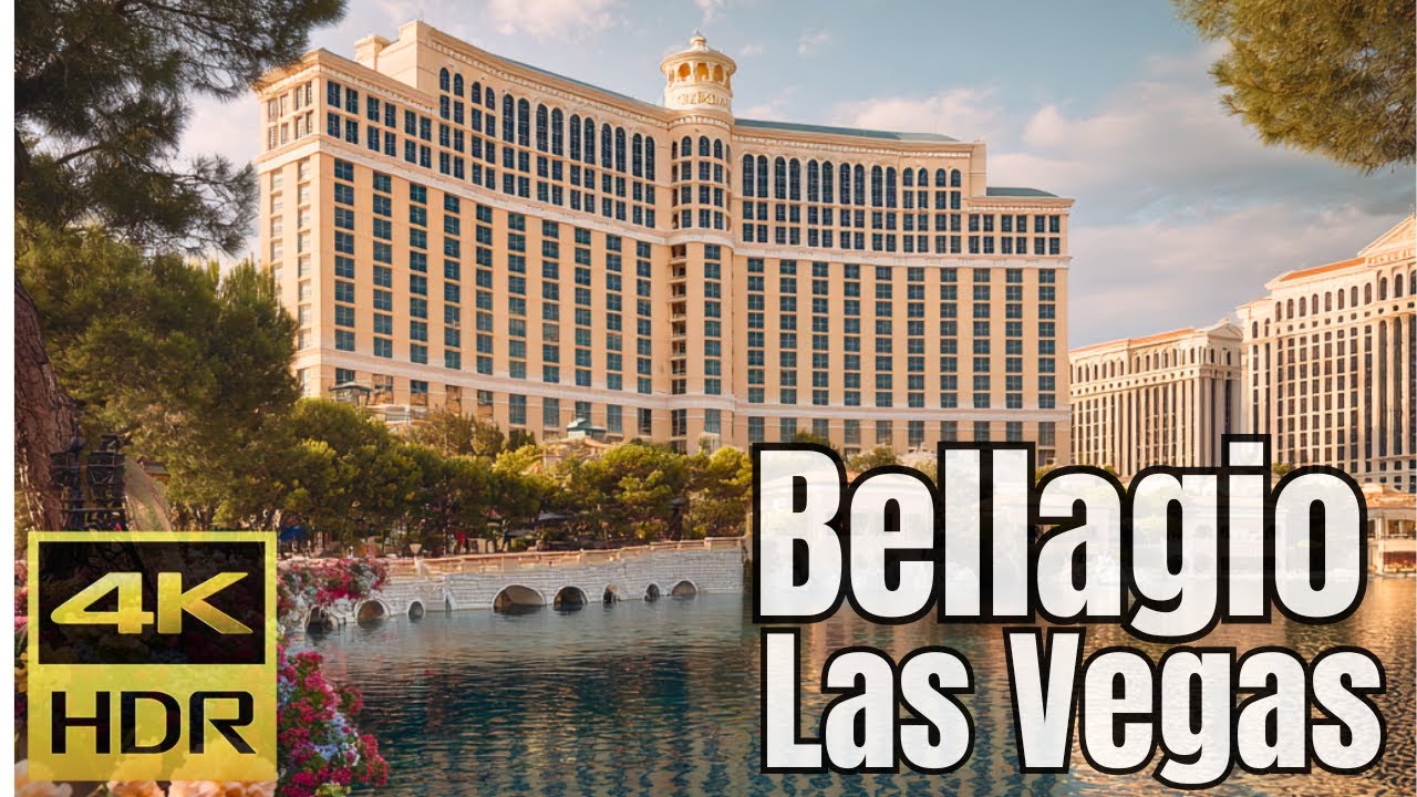 Bellagio Hotel Las Vegas Walking Tour | 4K Ultra HD | Conservatory, Lobby & Casino Walkthrough