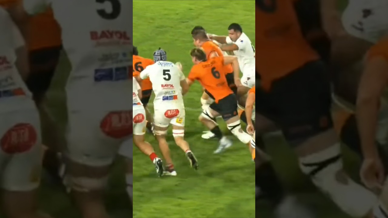 Des Narbonnais tout feu, tout flamme... avec un public d&eacute;cha&icirc;n&eacute; !!! #rugby #stadotpr #rcn