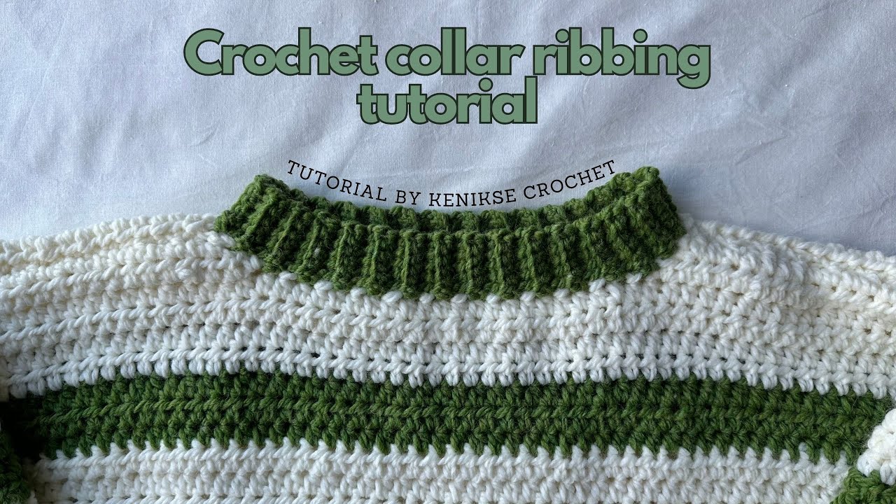 Мастер-класс по вязанию крючком резинки для воротника I Kenikse Crochet