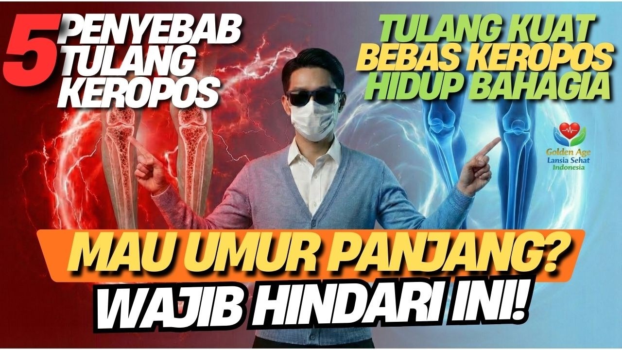 Ingin Umur Panjang? Hindari 5 Kebiasaan yang Mempercepat Pengeroposan Tulang Lansia