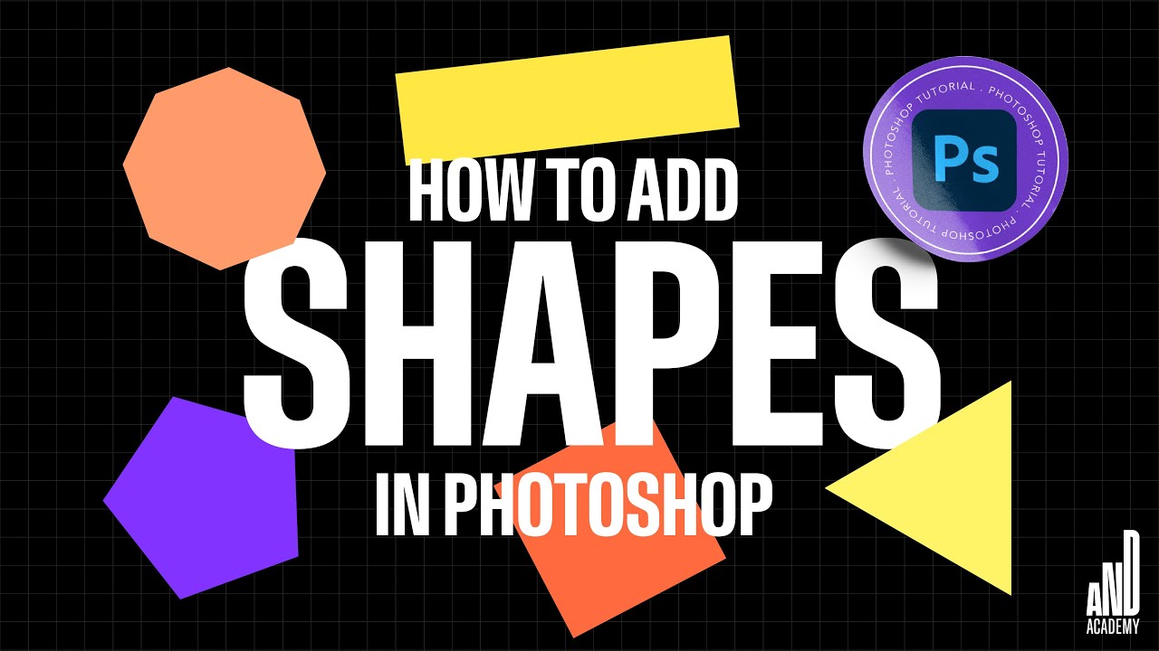 Add Shapes in Photoshop LIKE A PRO in Just Minutes