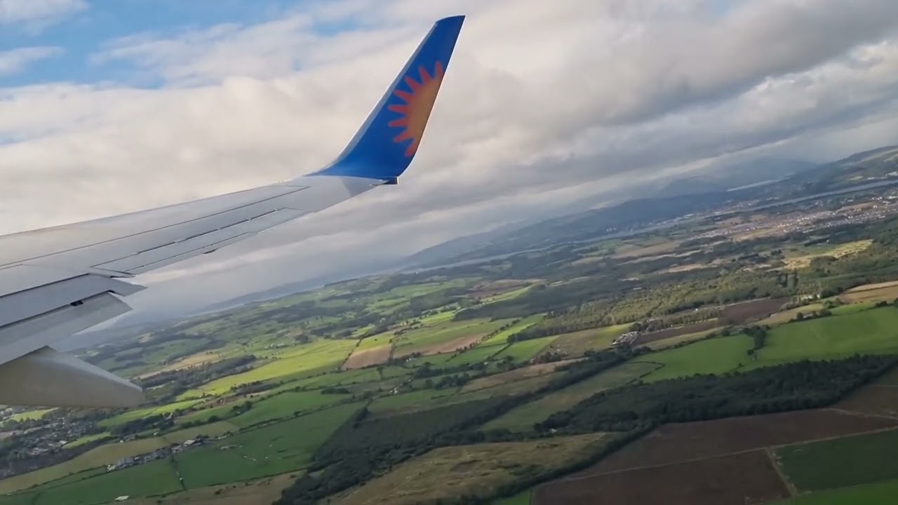 FLIGHT FROM GLASGOW TO PALMA MAJORCA| MAJORCA SPAIN| lizasfergie vlog