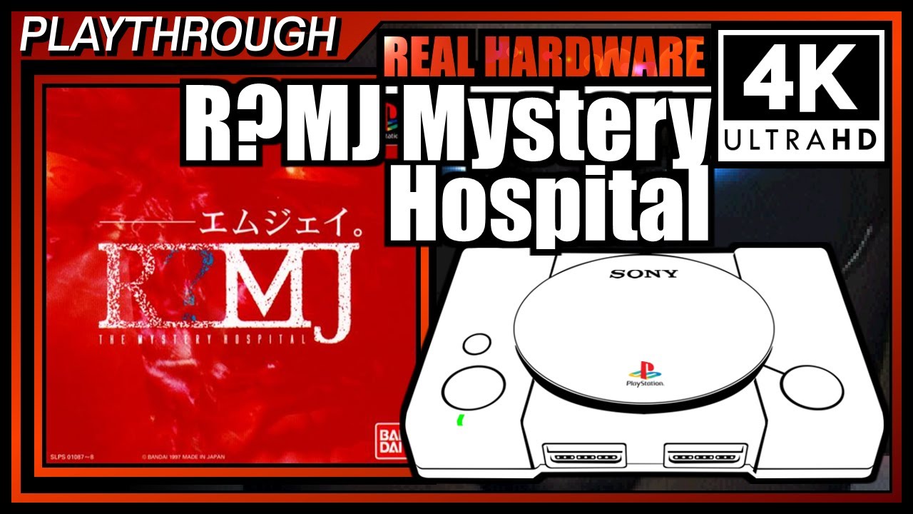 R?MJ The Mystery Hospital (1998) | Wranker 4K PS1 Real Hardware Playthrough | Retrotink 4K