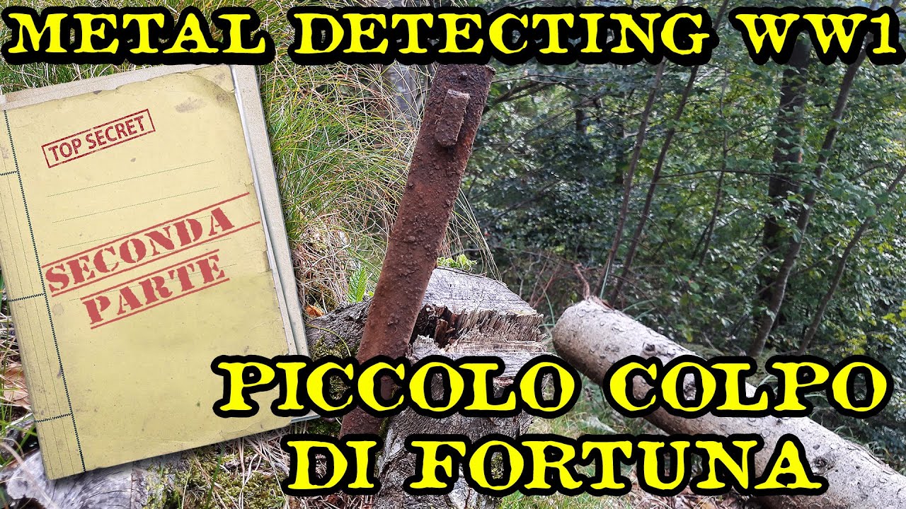 Metal Detecting WW1 Ricerca sotto la STRADA MILITARE! Pt.2