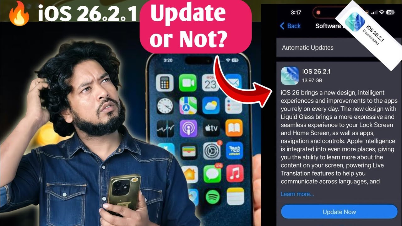 iOS 26.2.1 Update কেন করবেন? | Good or Bad for iPhone?