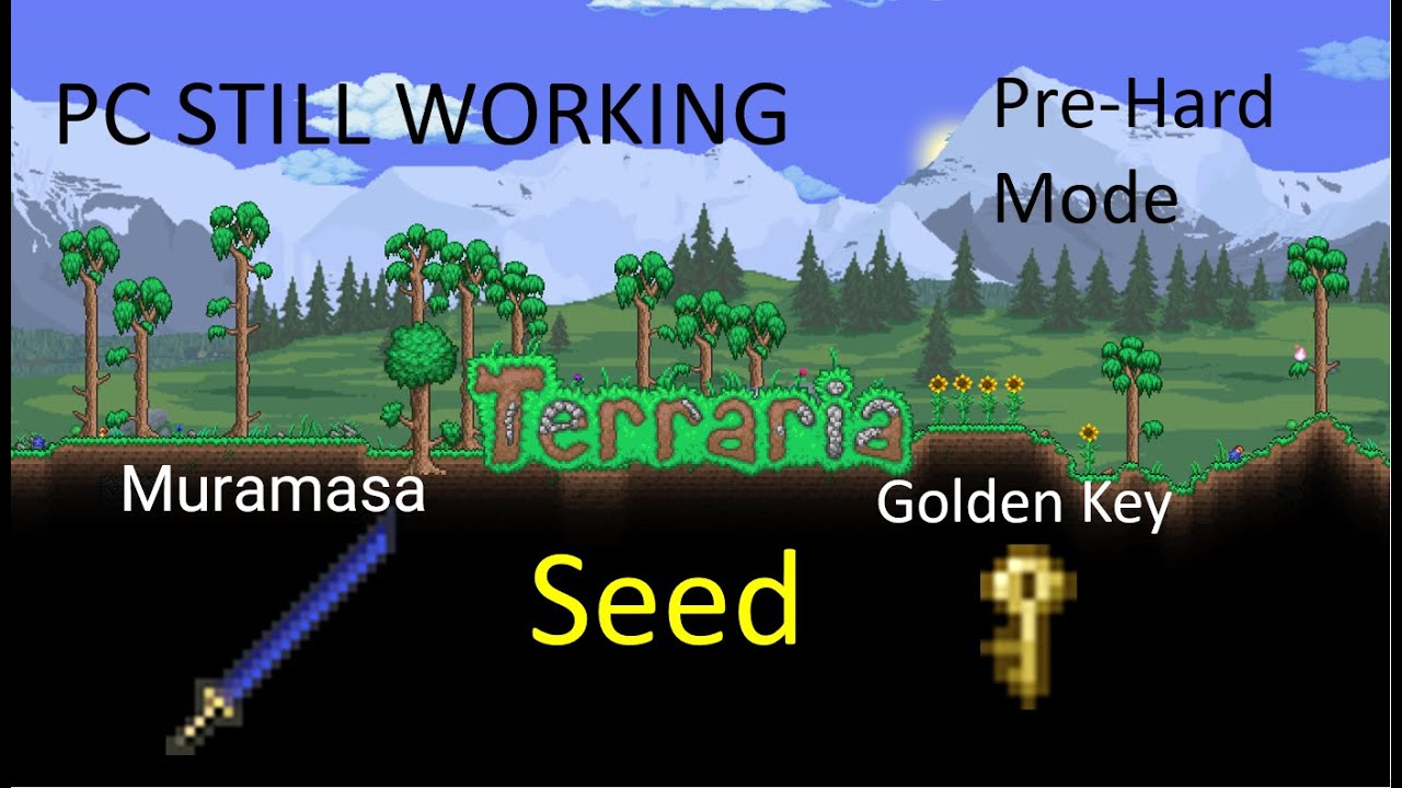 Terraria PC STILL WORKING - Muramasa AND Golden Key Seed!