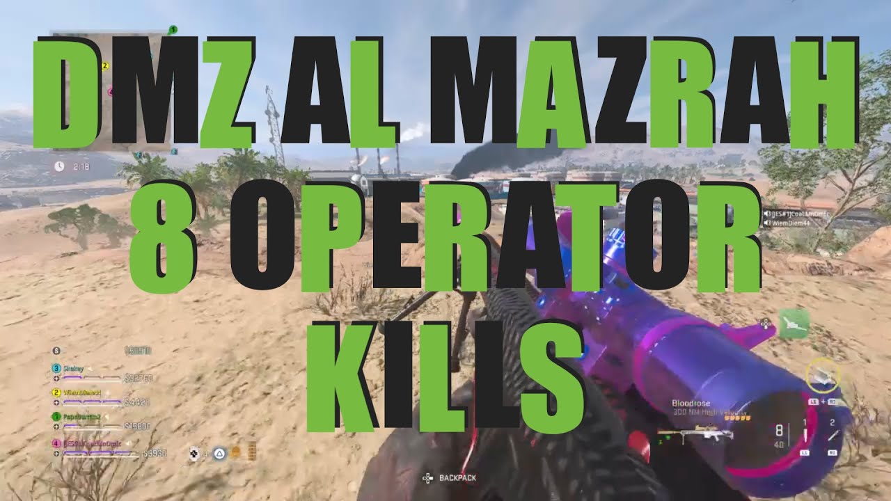 DMZ Al Mazrah Run With 8 KILLS