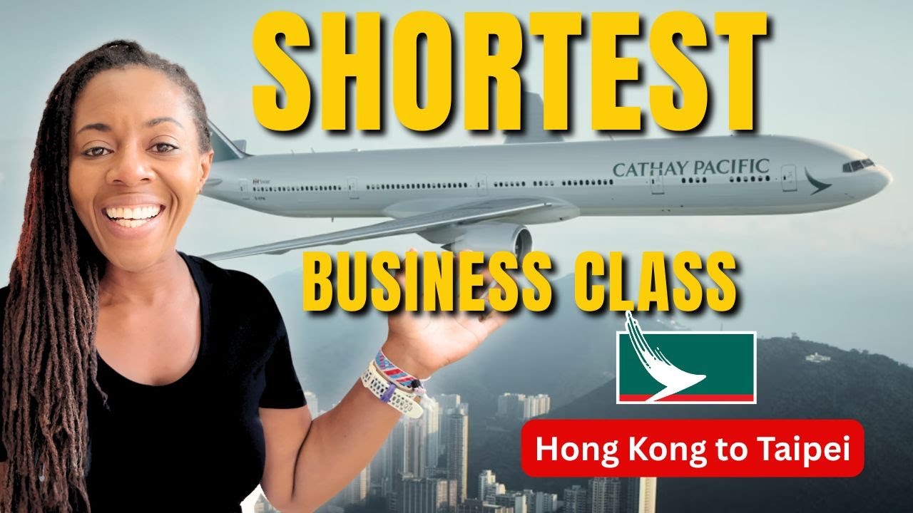 Самый короткий перелет бизнес-классом в истории? Обзор Cathay Pacific 777 | Из Гонконга в Тайбэй ...