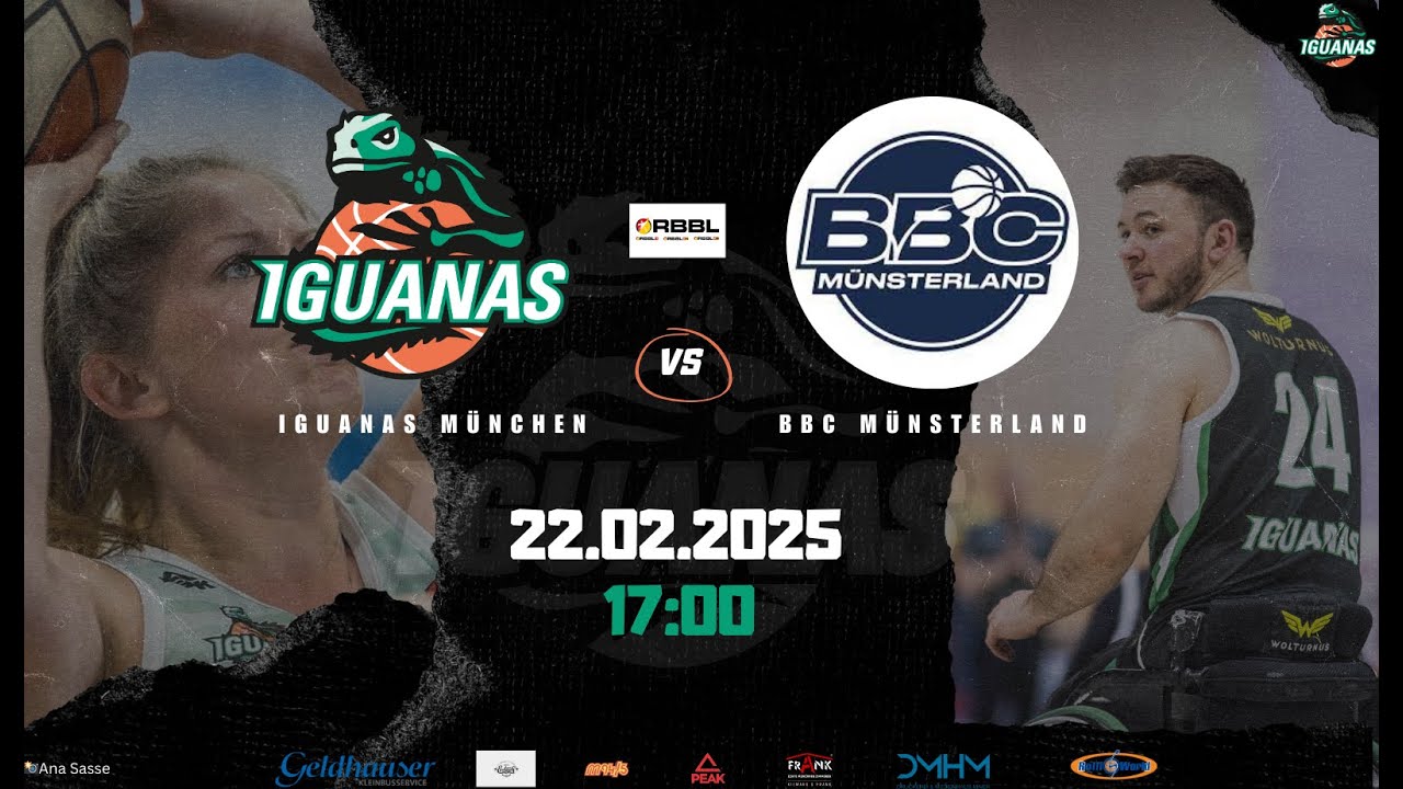 RBB Iguanas VS  BBC Münsterland - 17:00 - 1te Bundesliga - Im Iguanadome